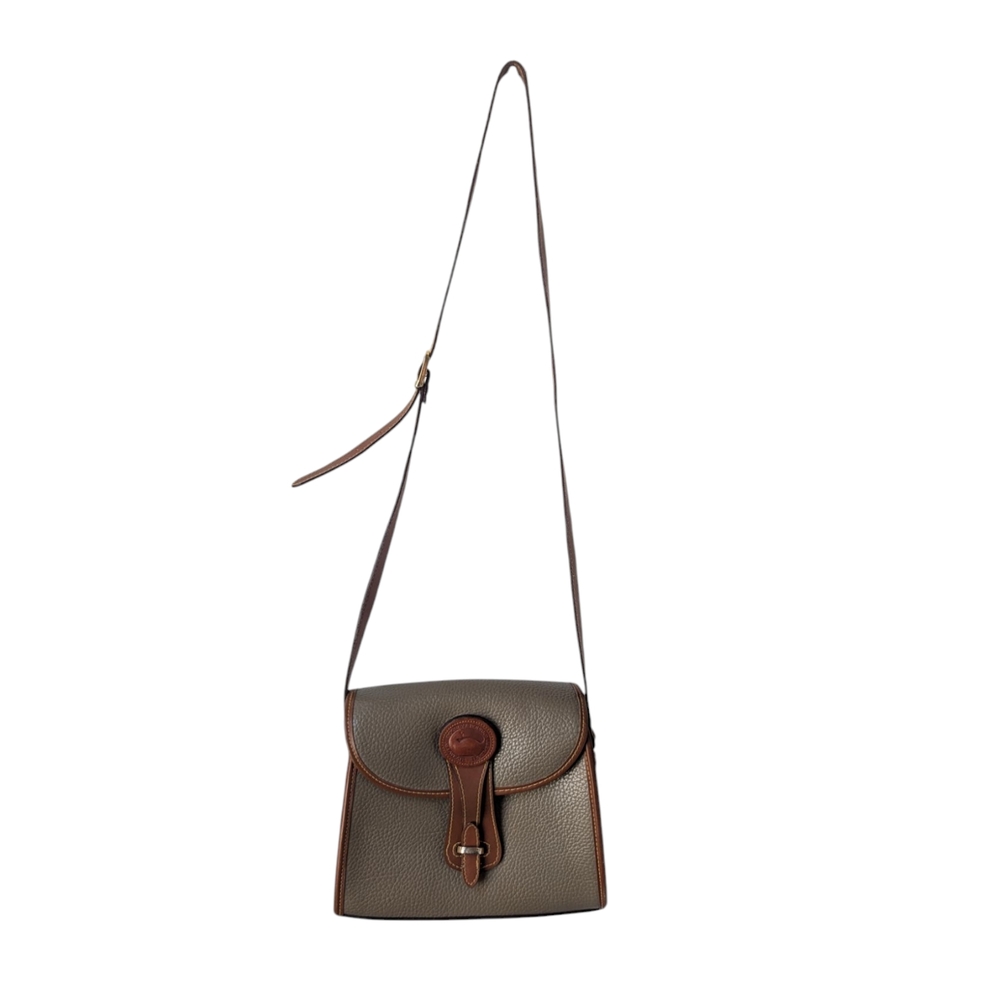 Dooney & Bourke Brown Leather Crossbody Bag